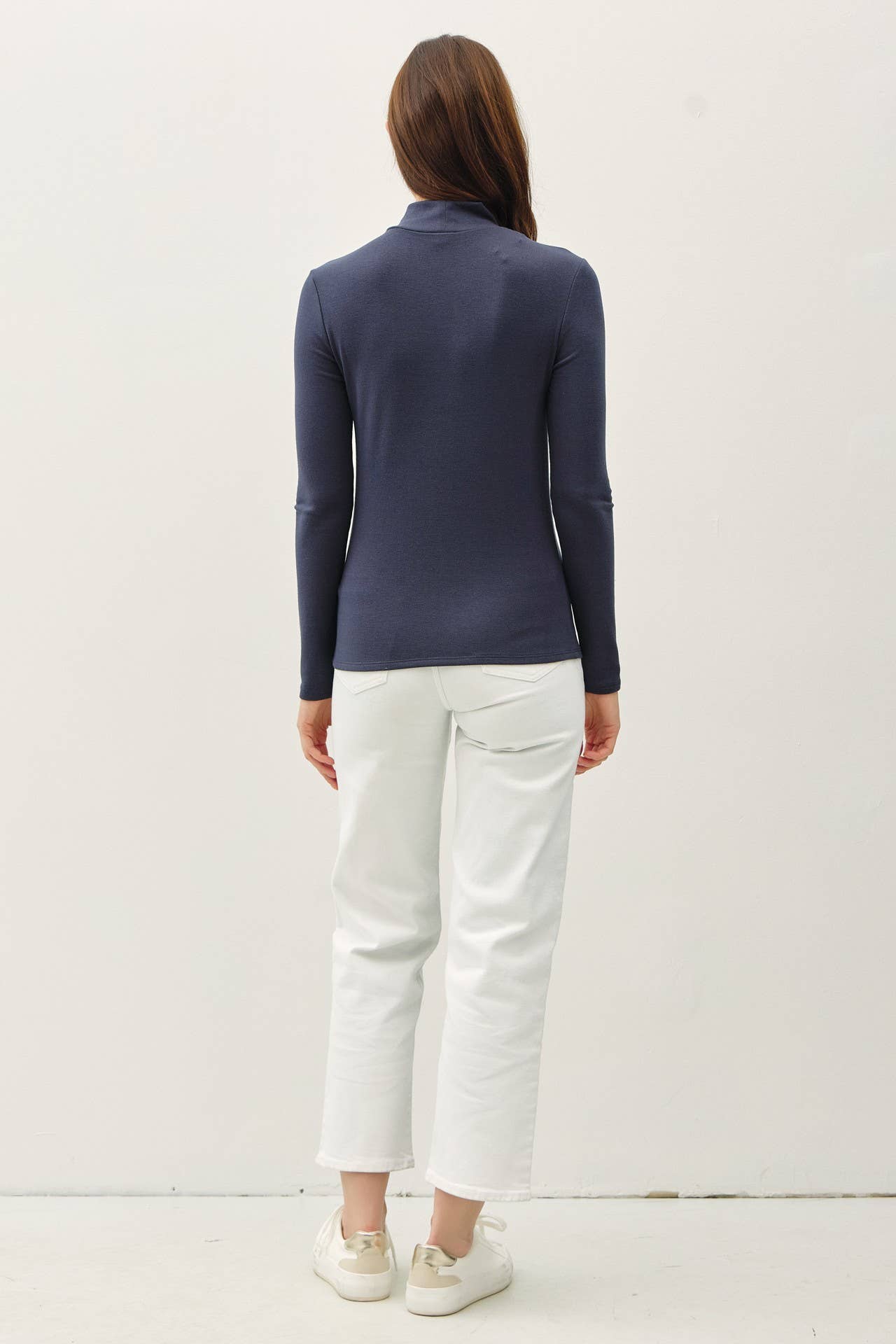 Turtleneck Knit Top