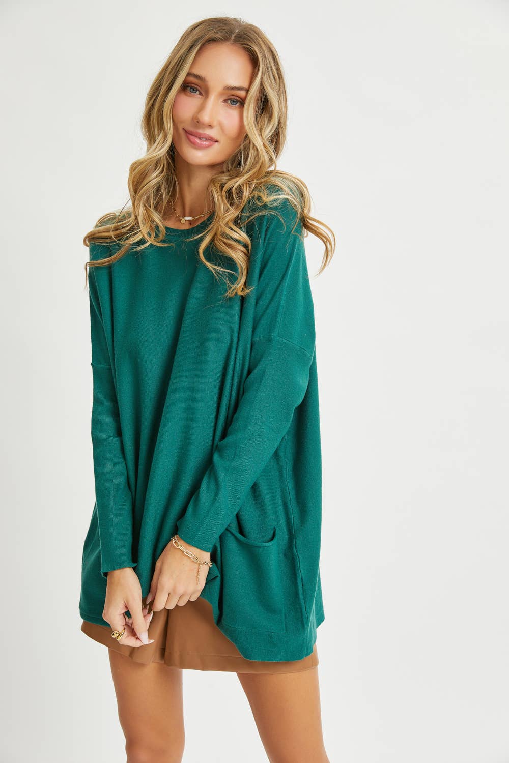 Oversized Round Neck Sweater