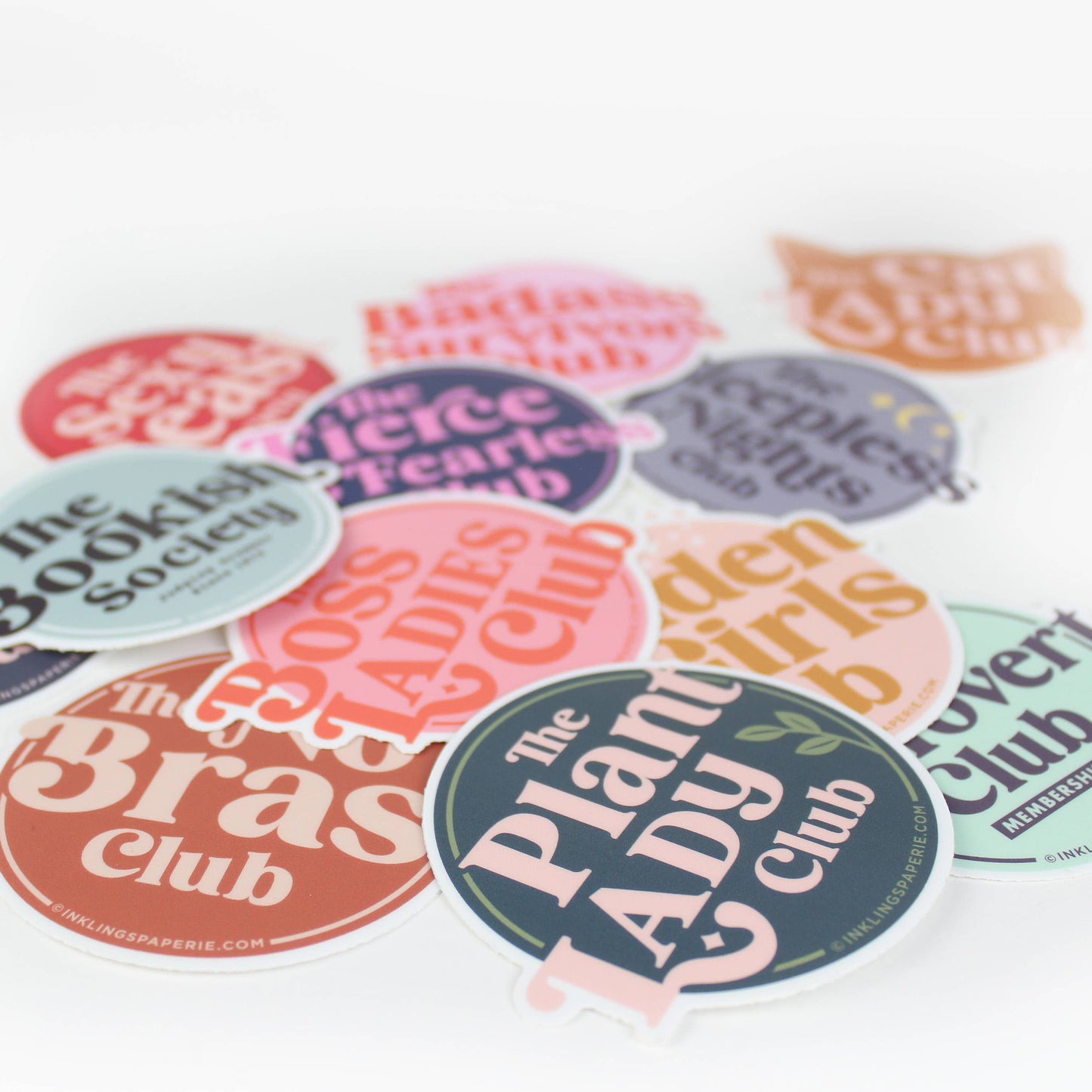 Cat Lady Club Vinyl Sticker