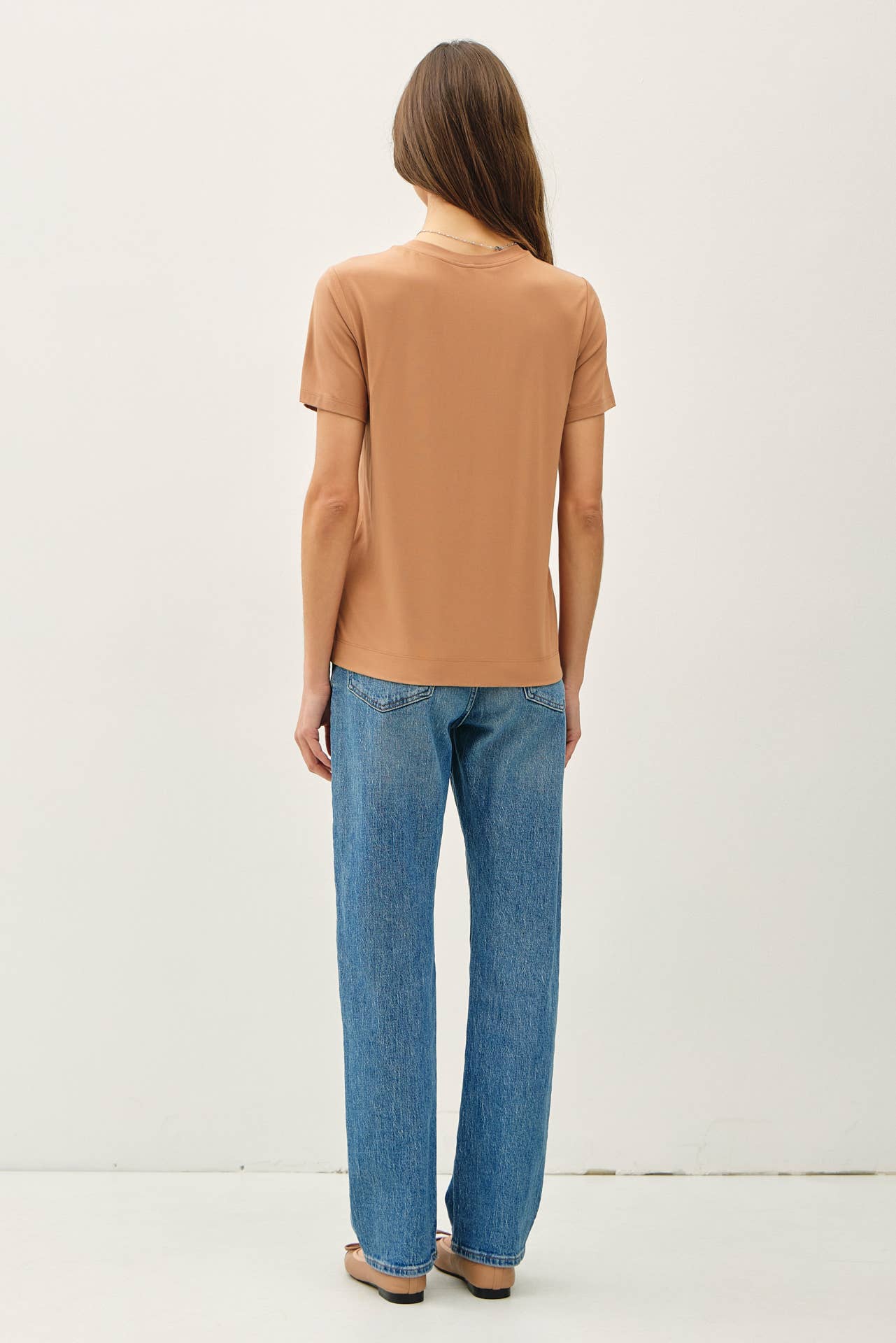 Bamboo Modal Basic Round Neck T-Shirt