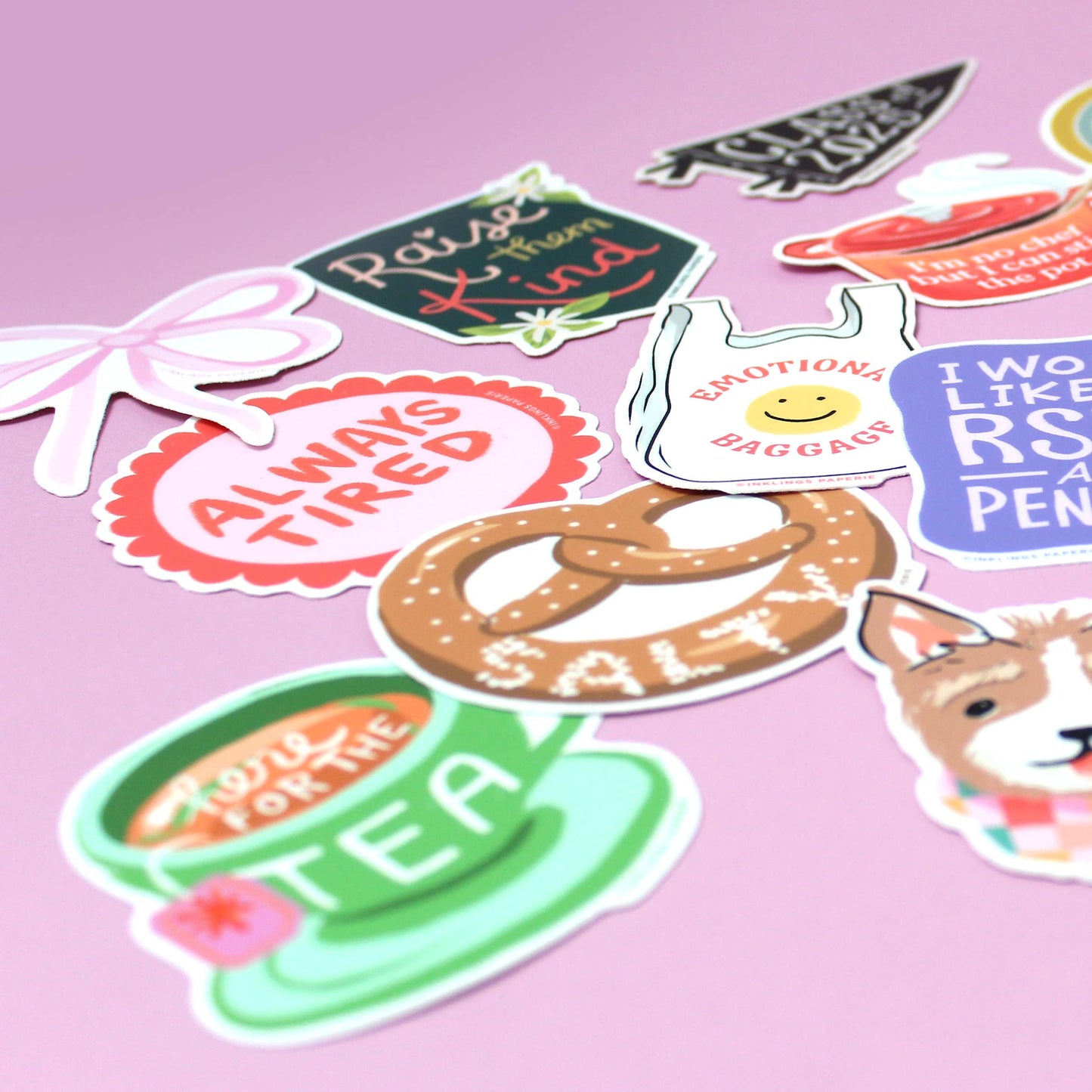 Pink Bow Vinyl Sticker