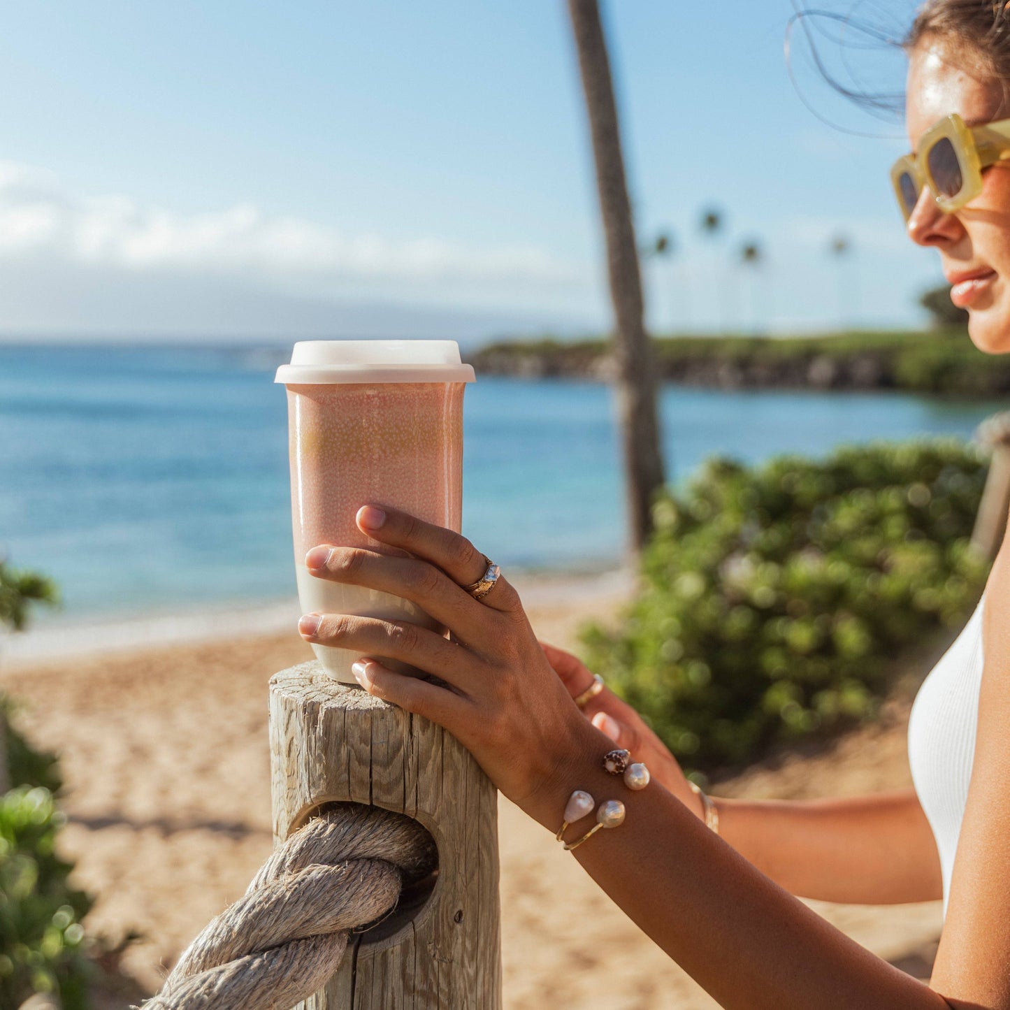 Afterglow Ceramic 16oz Travel Mug