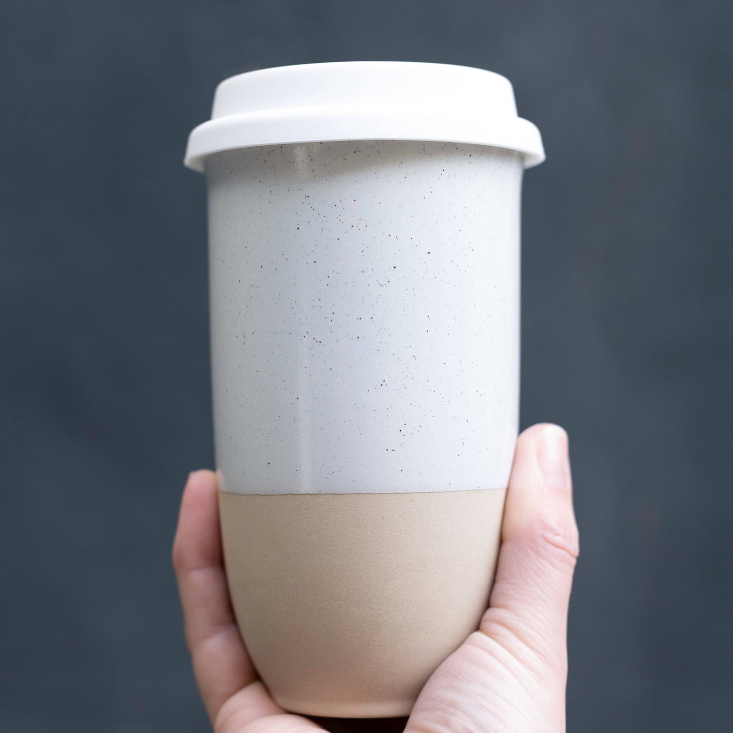 Dune Ceramic 16 oz Travel Mug