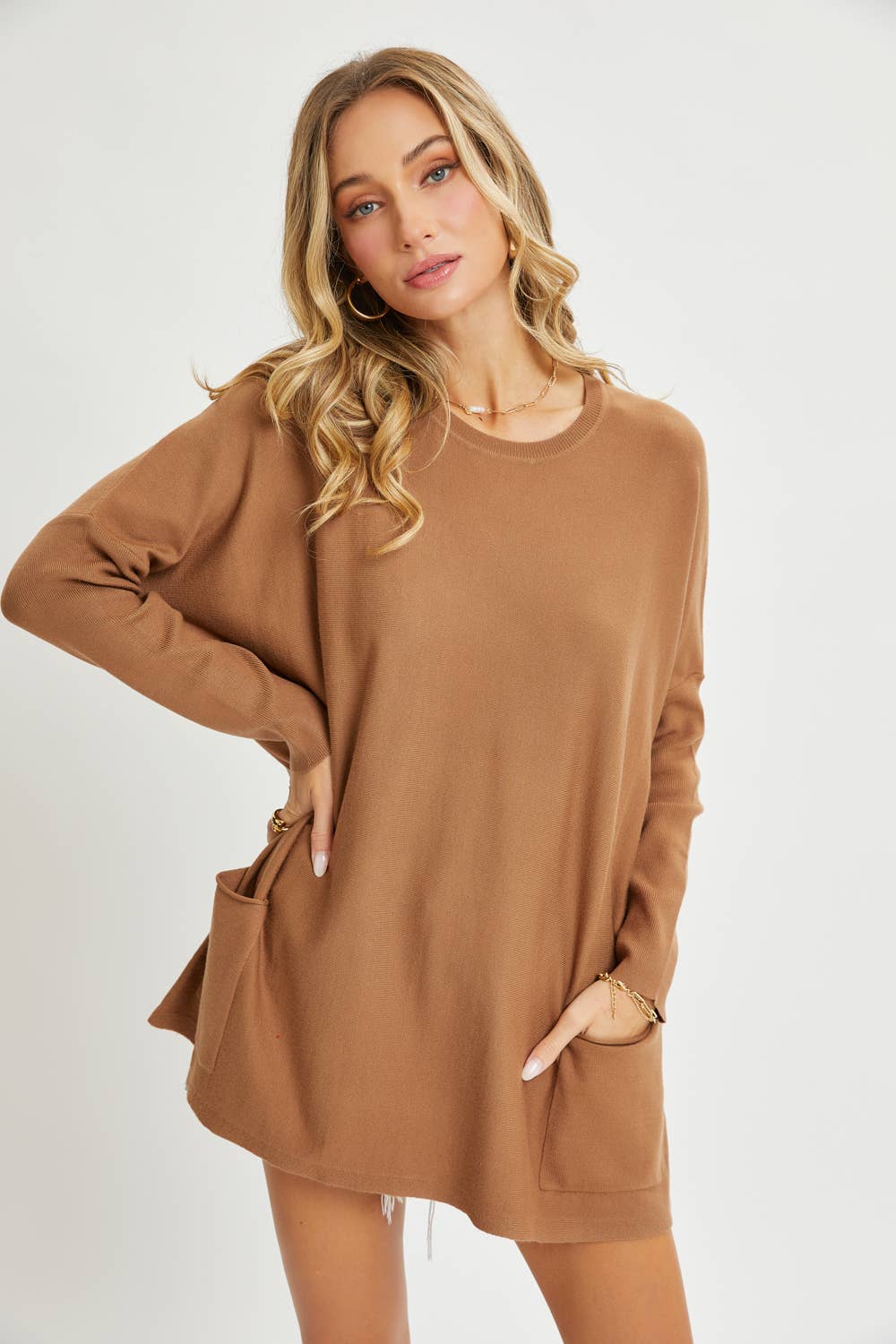 Oversized Round Neck Sweater