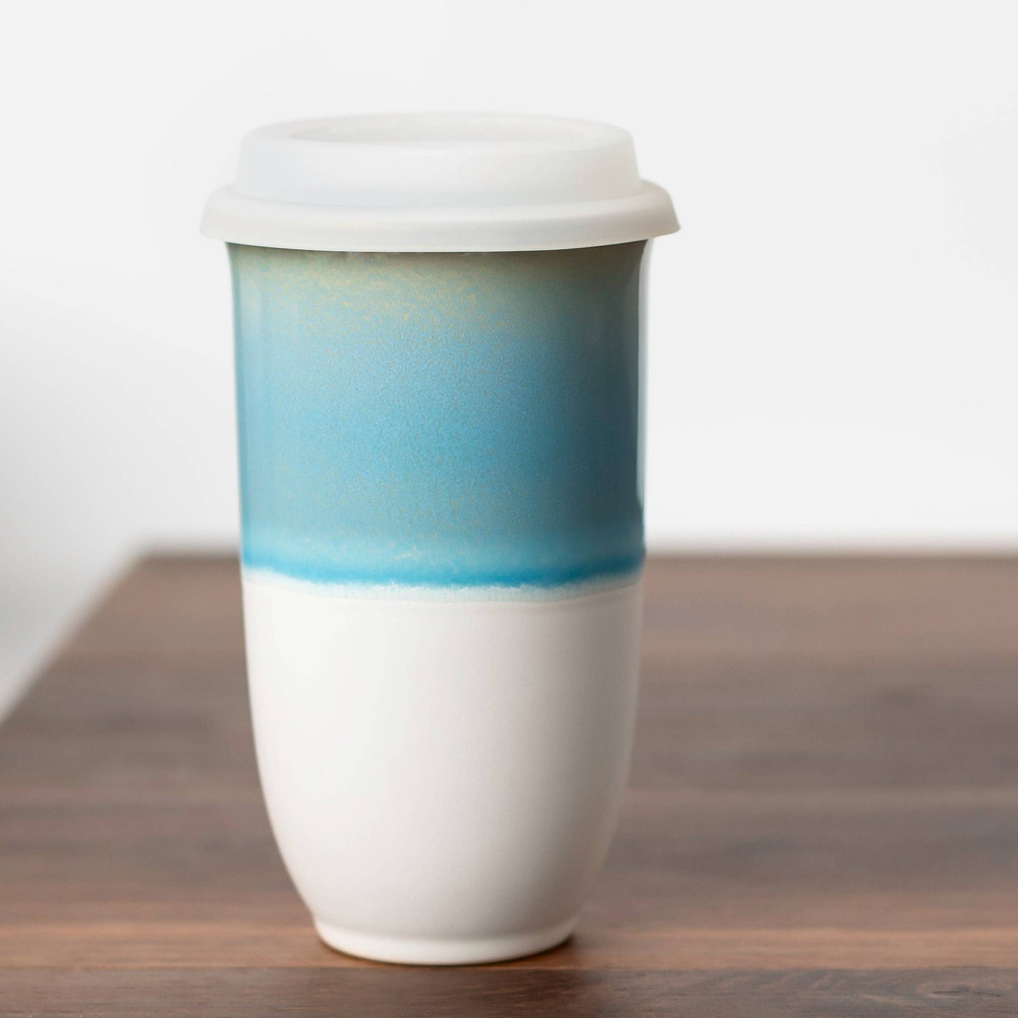 Lagoon Ceramic 16 oz Travel Mug