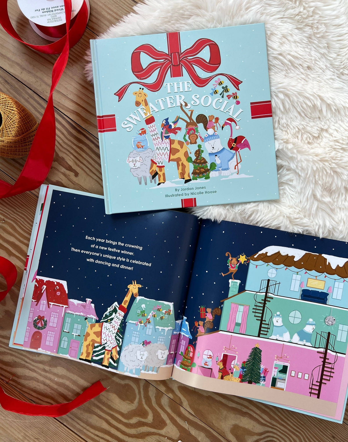 The Sweater Social Holiday Children's Book