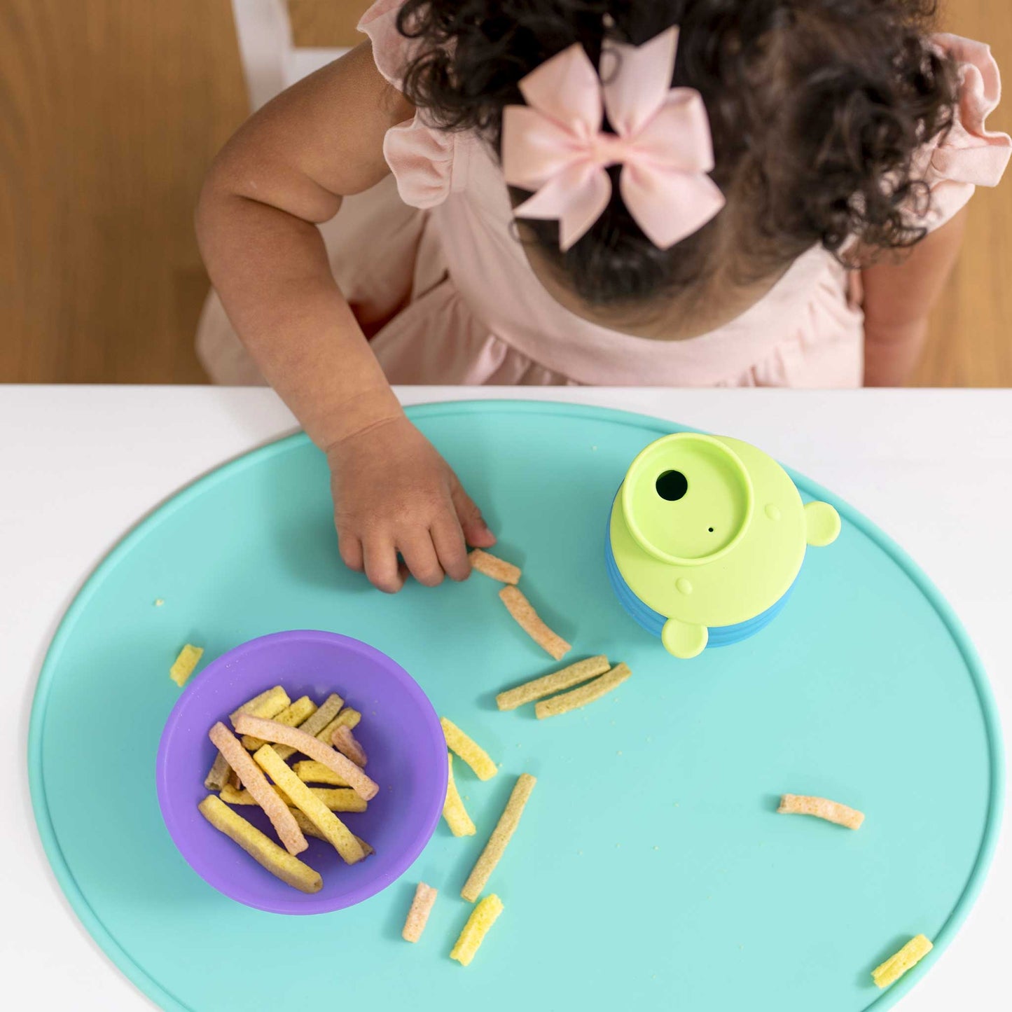321 Grow Sit with Me Silicone Placemat Set