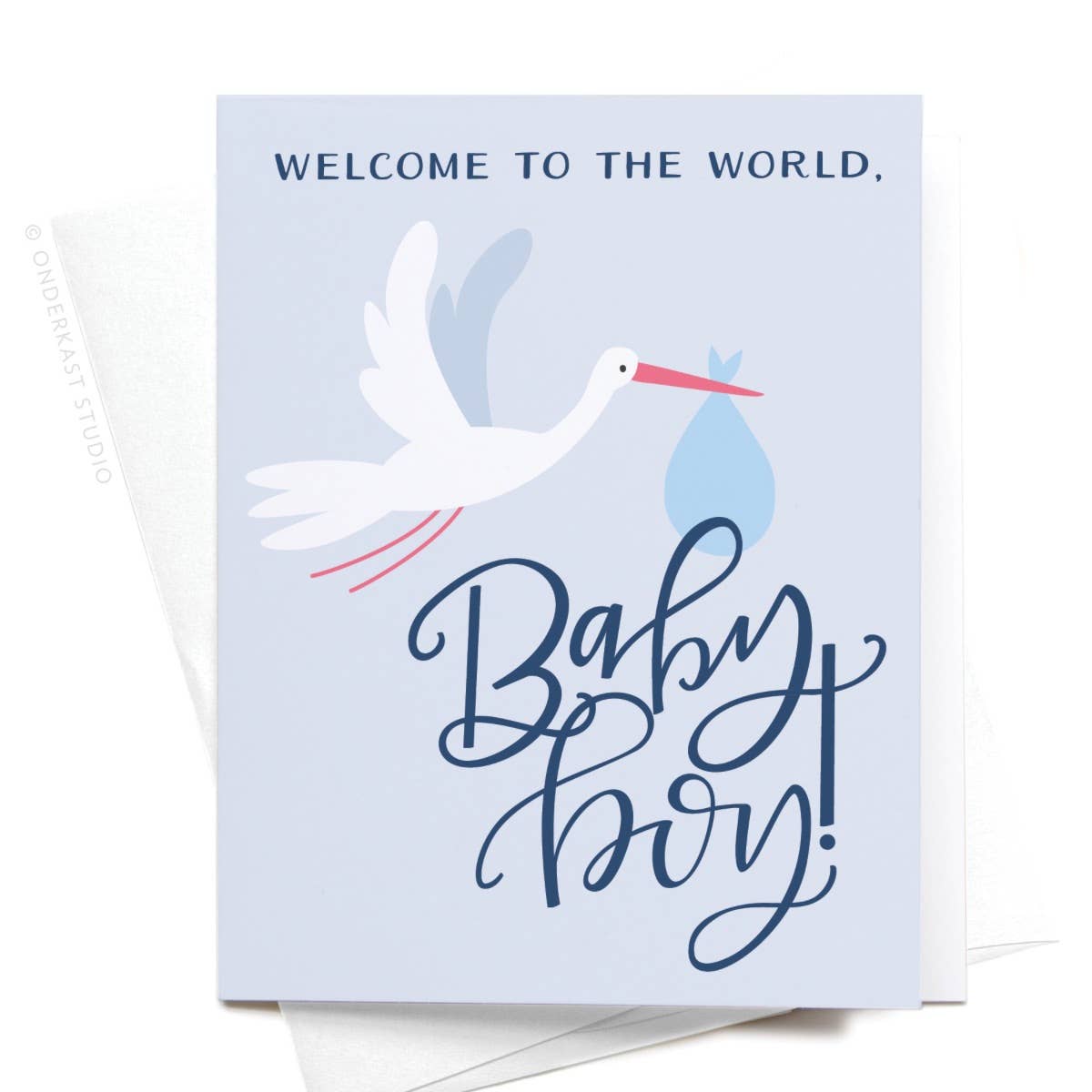 Welcome to the World, Baby Boy! Greeting Card