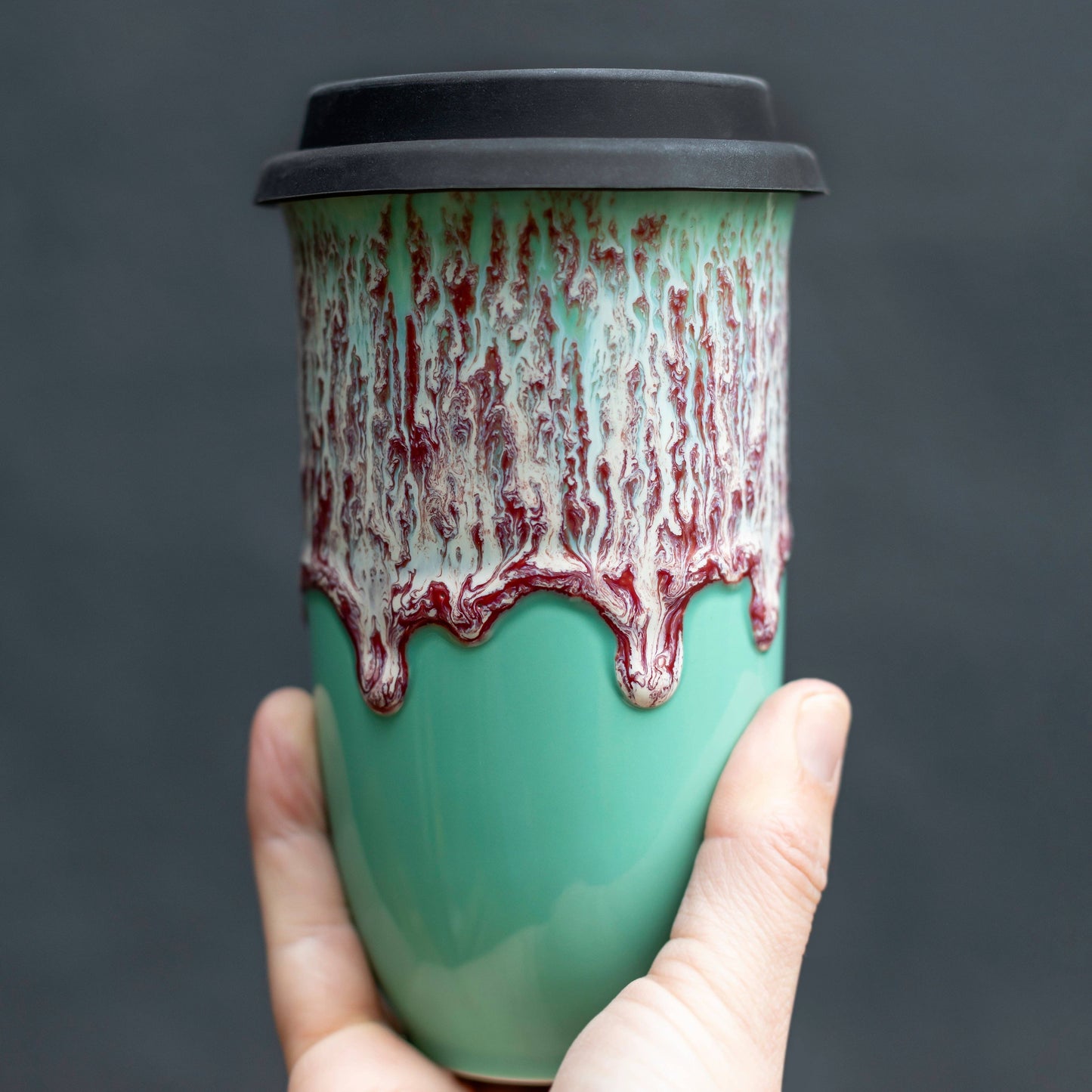 Nebula Ceramic 16 oz Travel Mug
