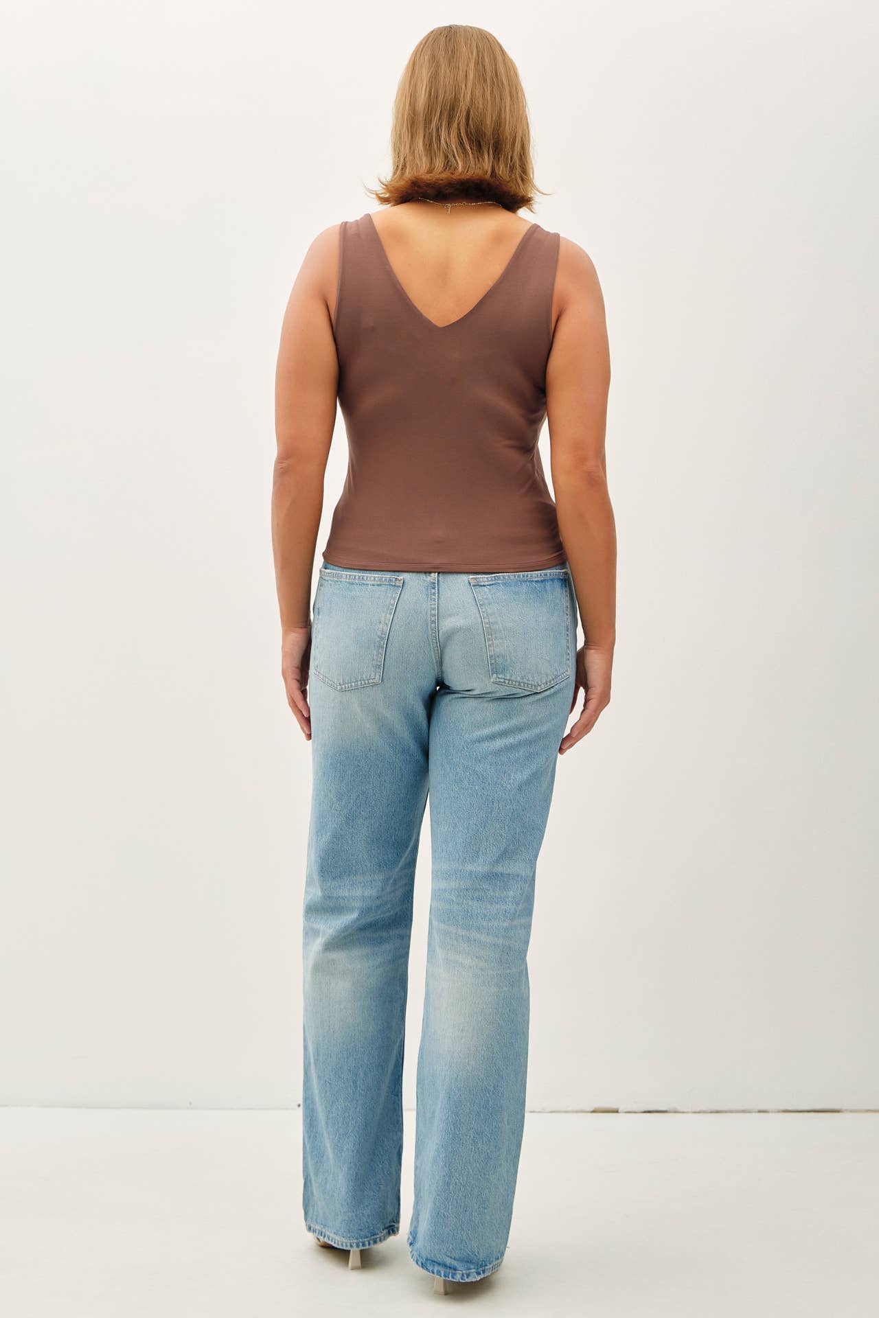 Plus Basic V-Neck Tank