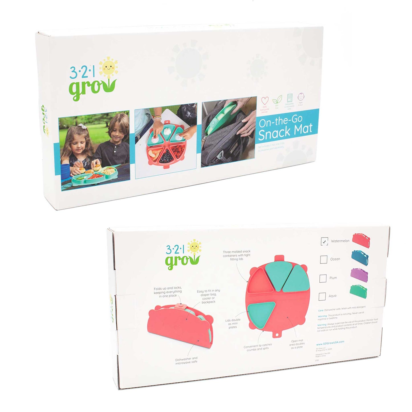 321 Grow On-the-Go Silicone Snack Mat