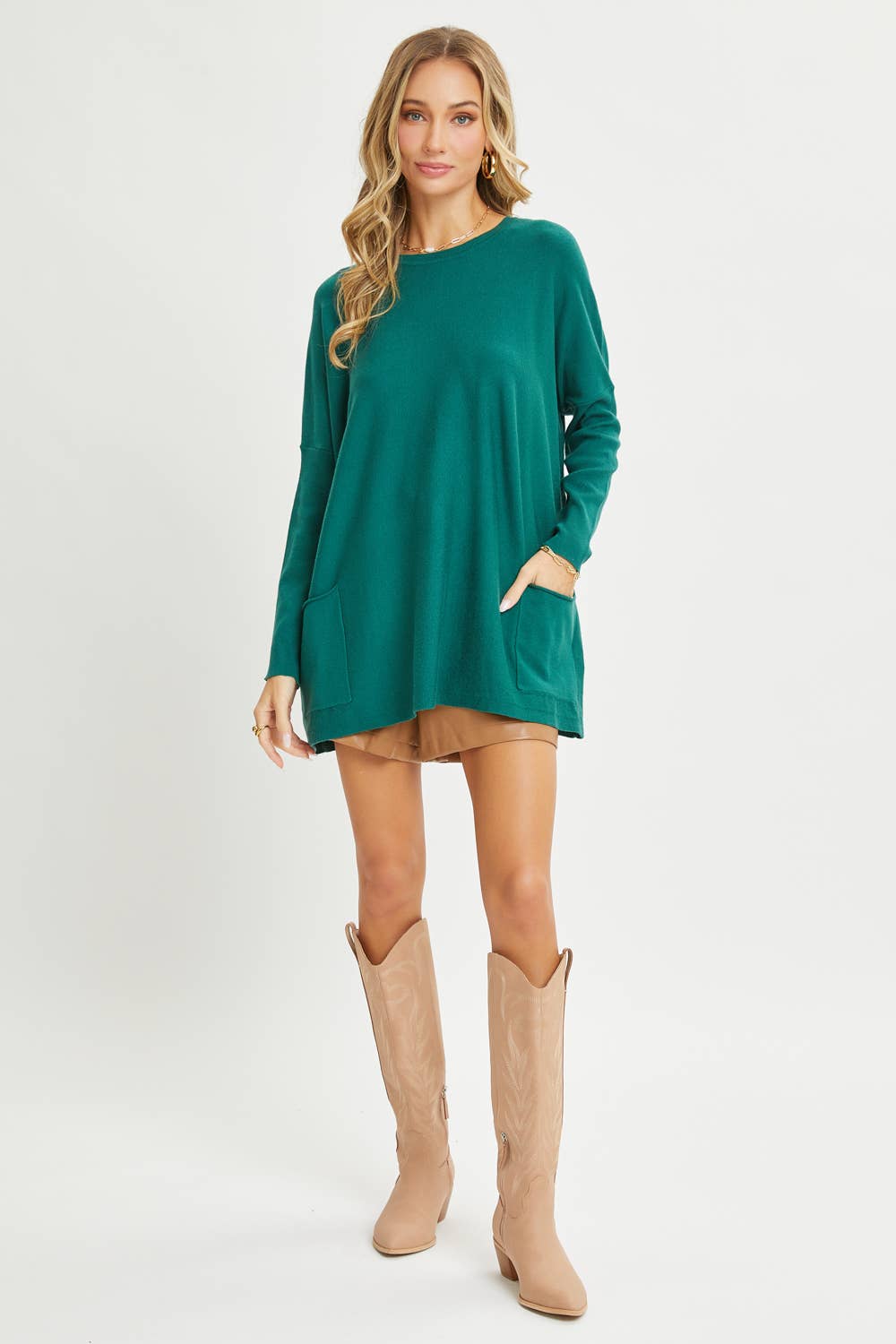 Oversized Round Neck Sweater