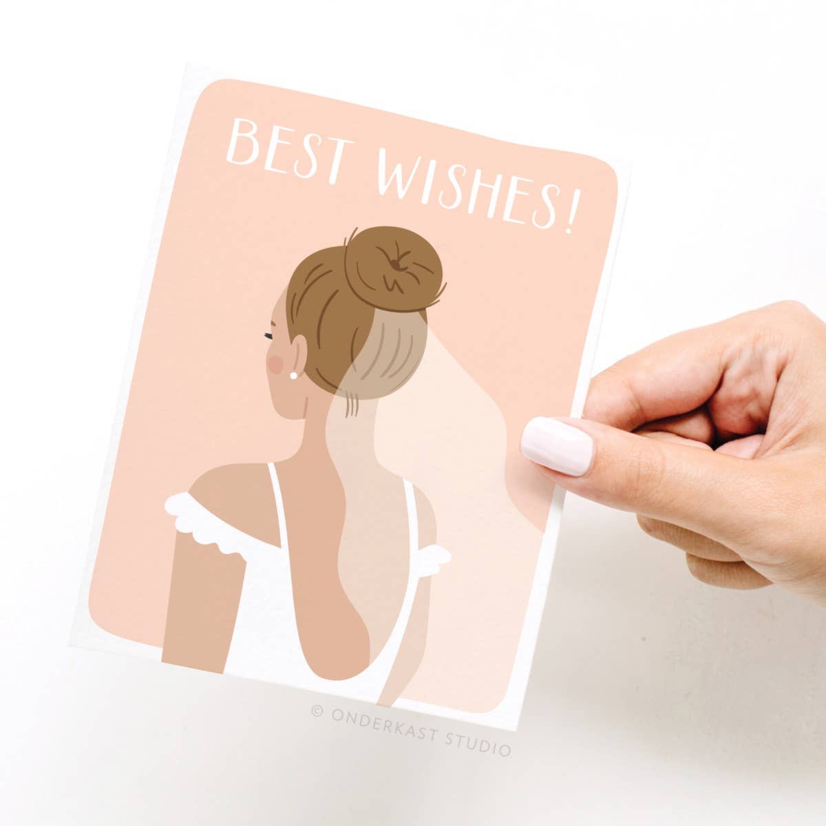 Best Wishes Bride Greeting Card