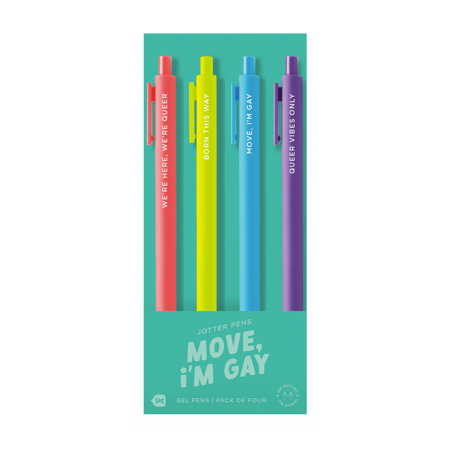 Jotter Sets 4 Pack Gel Pens
