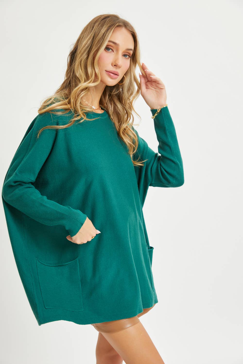 Oversized Round Neck Sweater