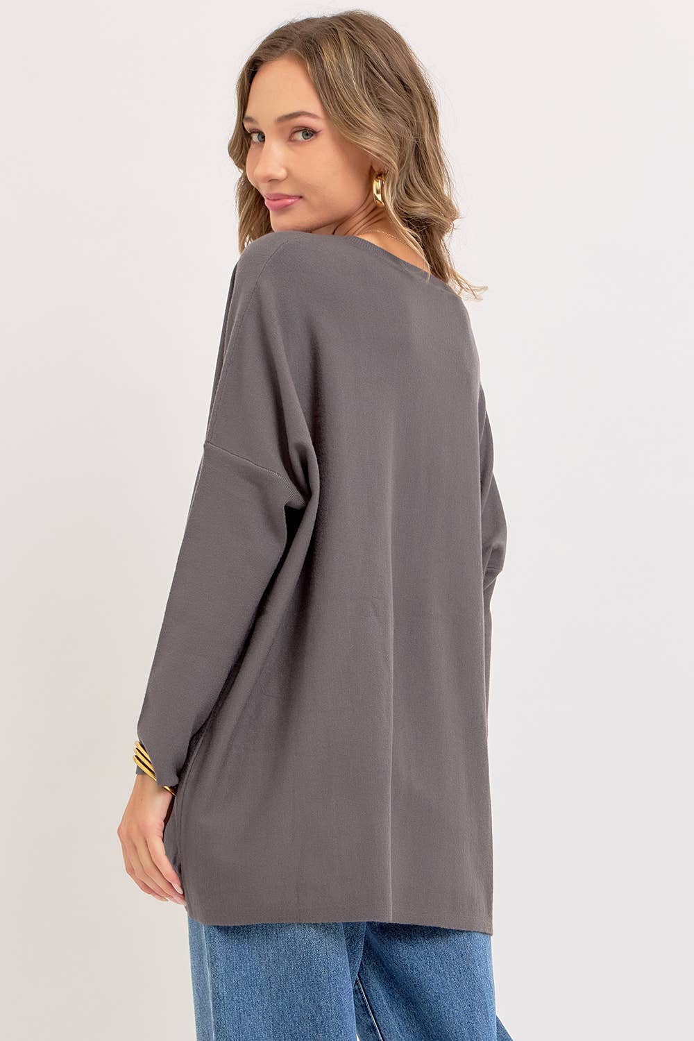 Oversized Round Neck Sweater