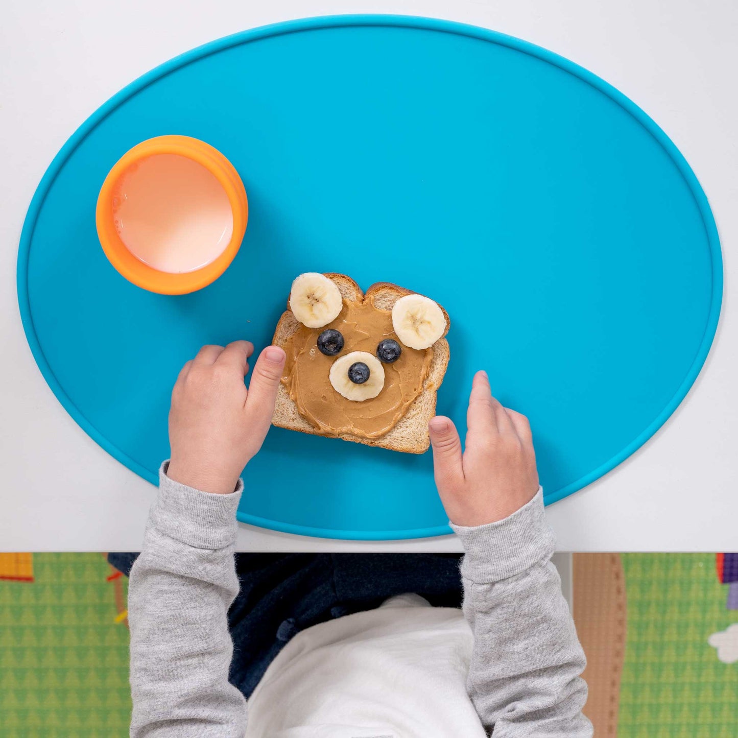 321 Grow Sit with Me Silicone Placemat Set