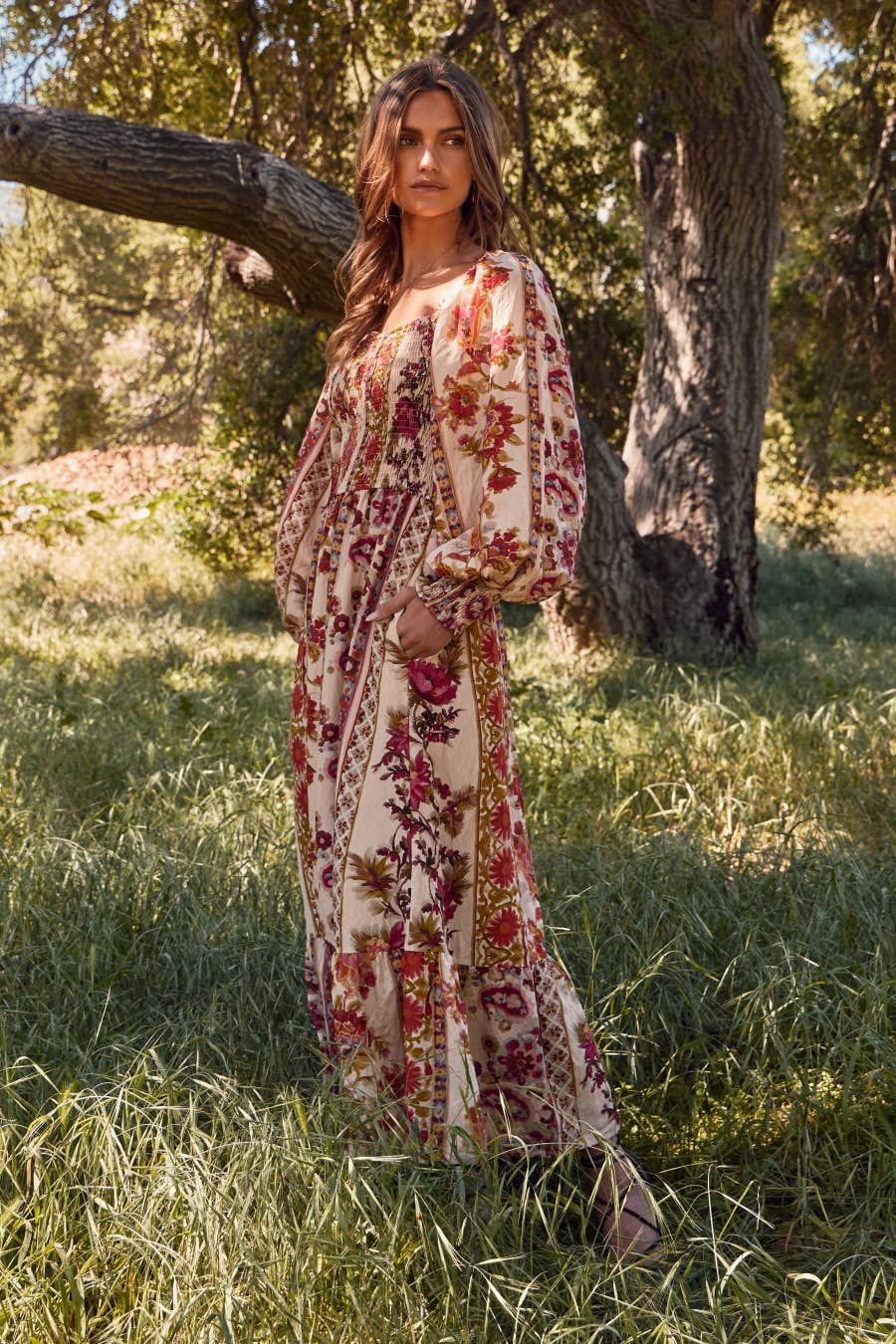 Floral Printed Bohemian Maxi Dress Darla's Downtown Boutique Floral Printed Bohemian Maxi Dress Darla's Downtown Boutique