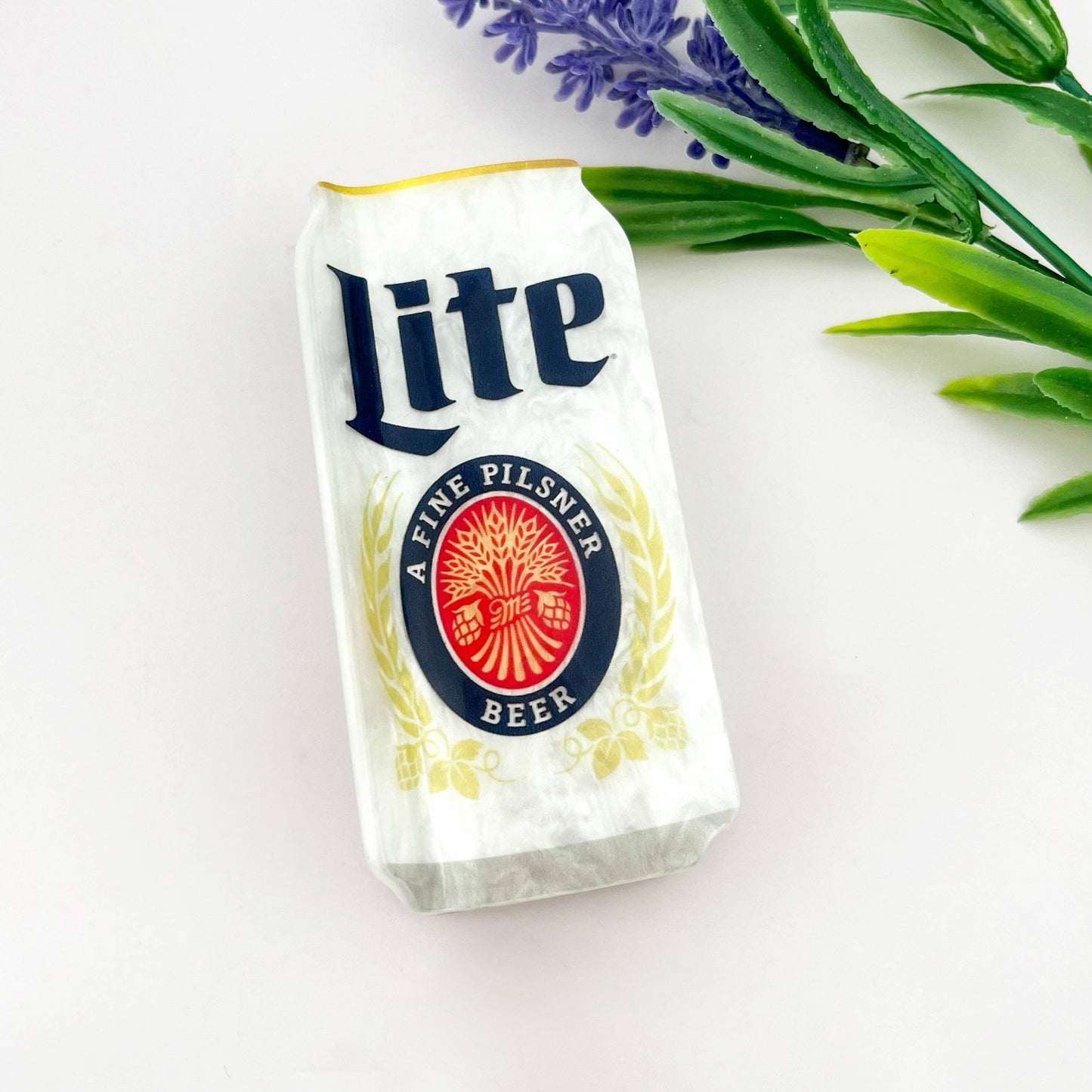 Light Beer Can Hair Claw Clip