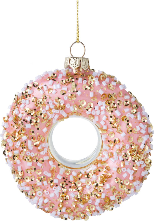 Pink Donut Ornament