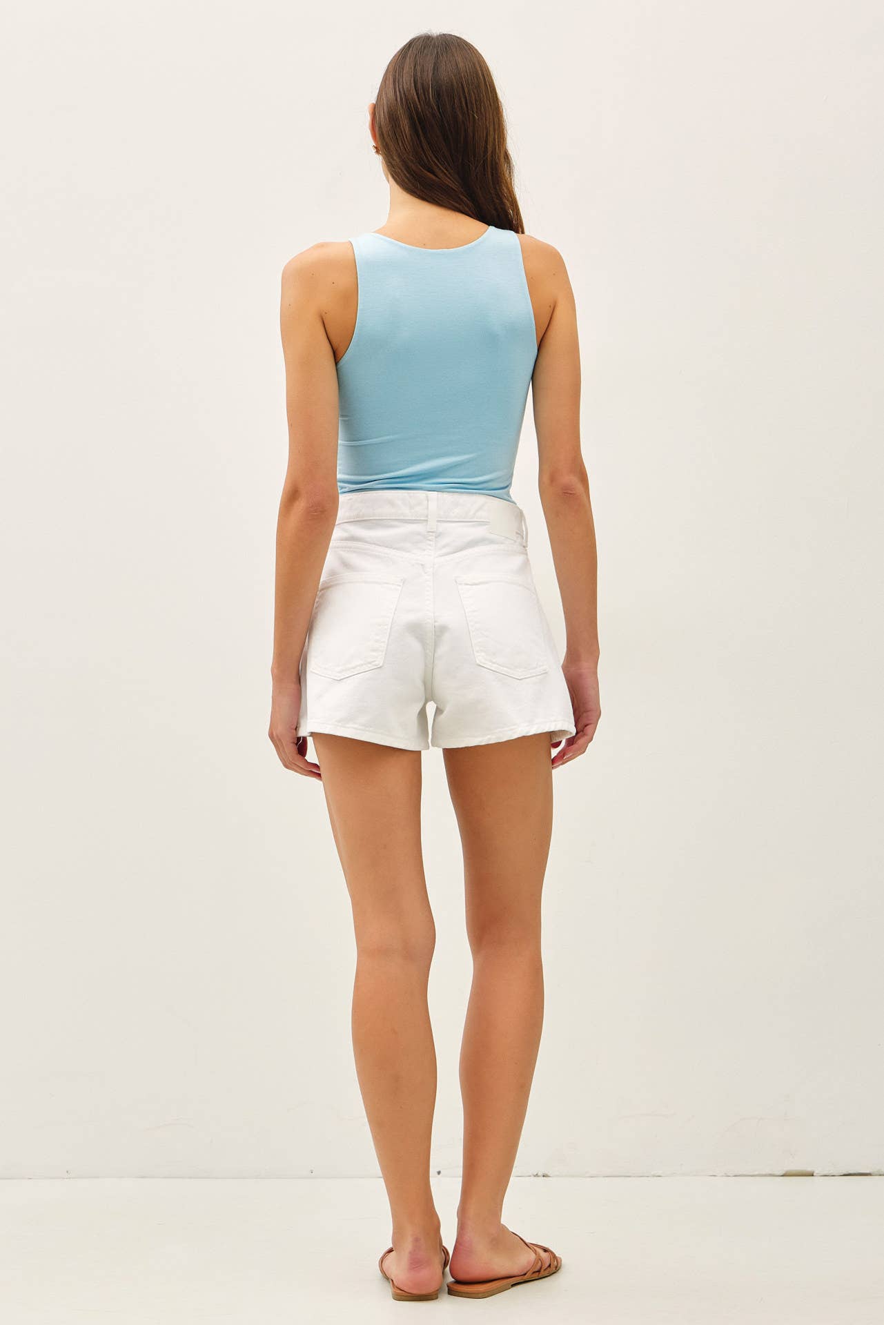 Basic Full Length V-Neck Tank