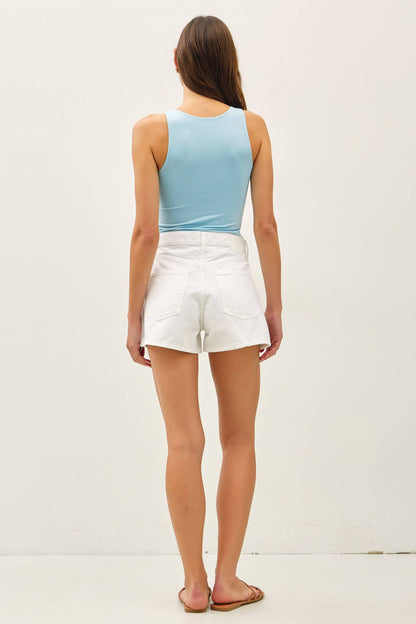 Basic Full Length V-Neck Tank