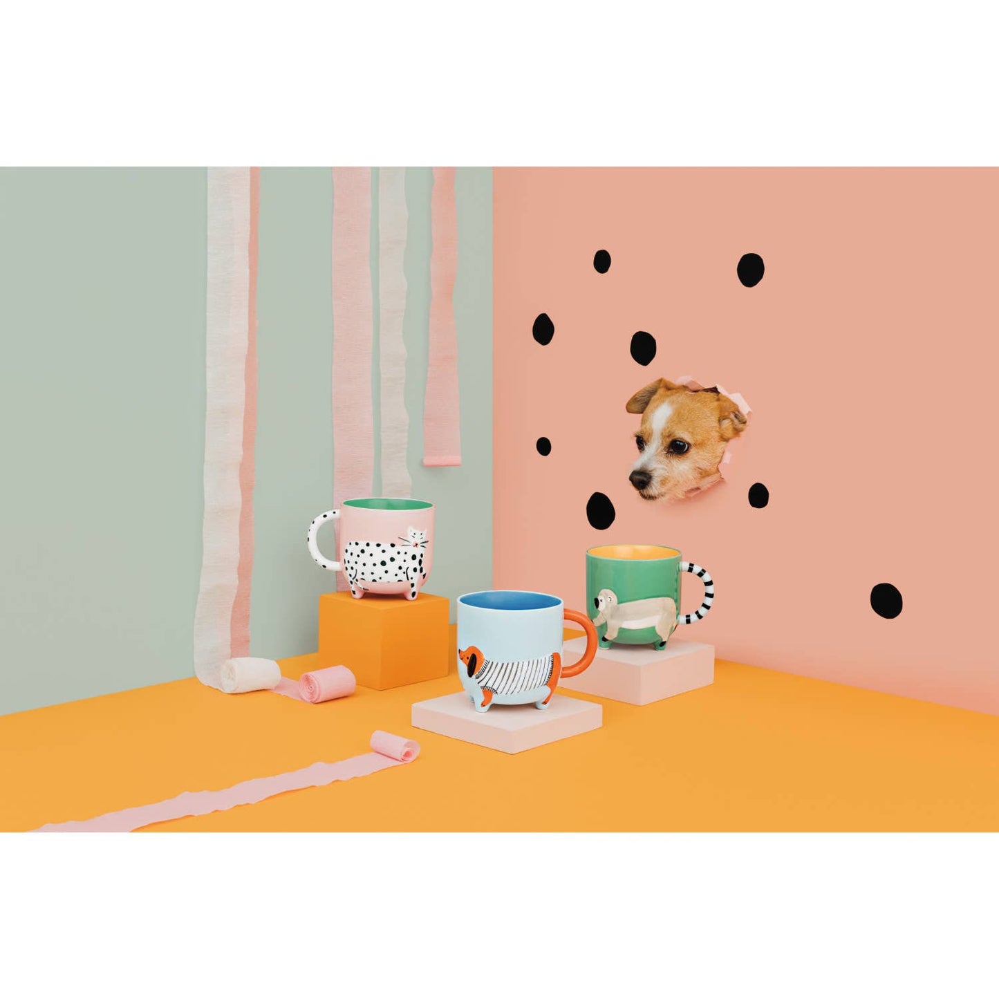 Dotty Cat Critter Mug