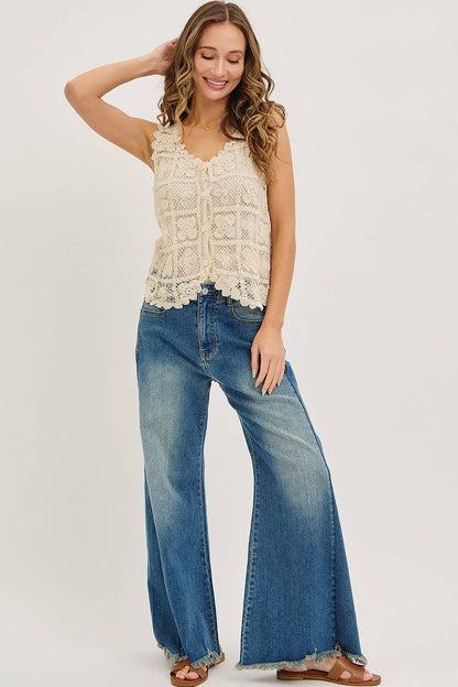 Bohemian Feel Crochet Tank