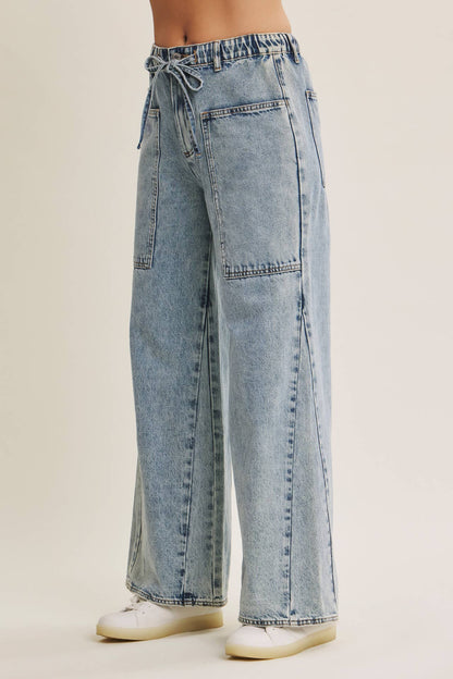 Ease and Grace Wide Leg Jeans