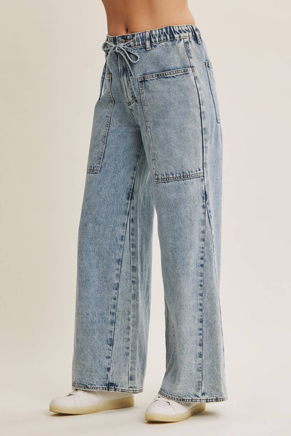 Ease and Grace Wide Leg Jeans