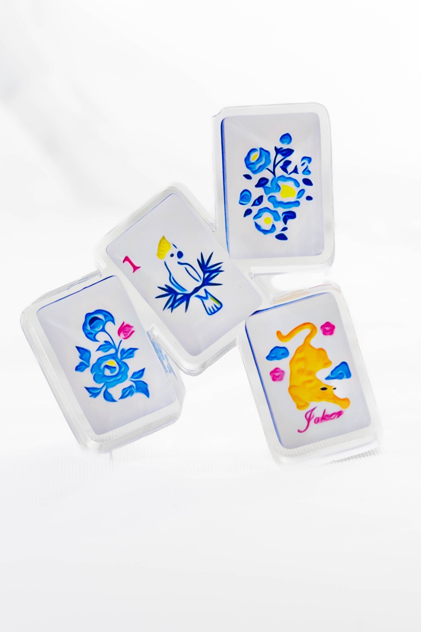 Mahjong II Acrylic Napkin Weight