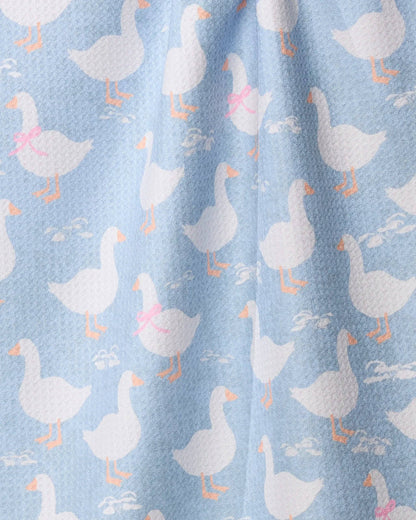 Geometry Duck Trail Tea Towel
