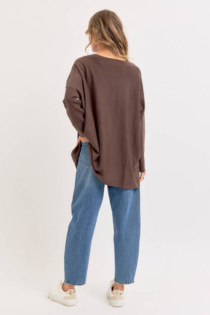 Oversized Round Neck Sweater
