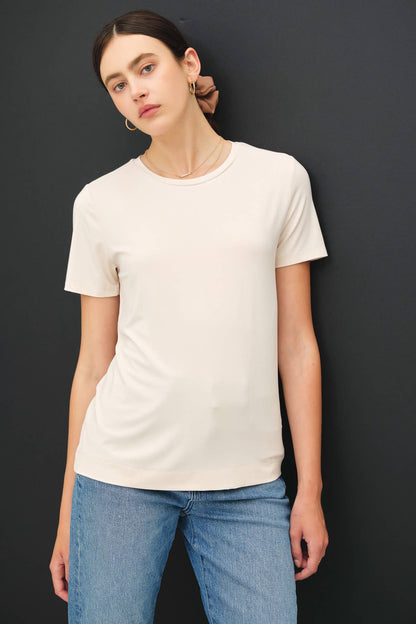 Bamboo Basic Round Neck T-Shirt