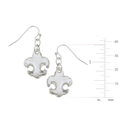 Small Fleur-de-lis Earrings
