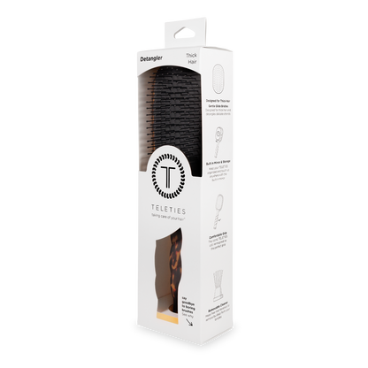 Detangler Hair Brush for Thick Hair - Tortoise