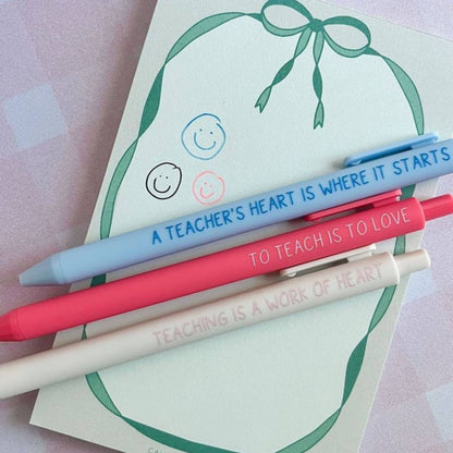 Love for Teachers Pen Set