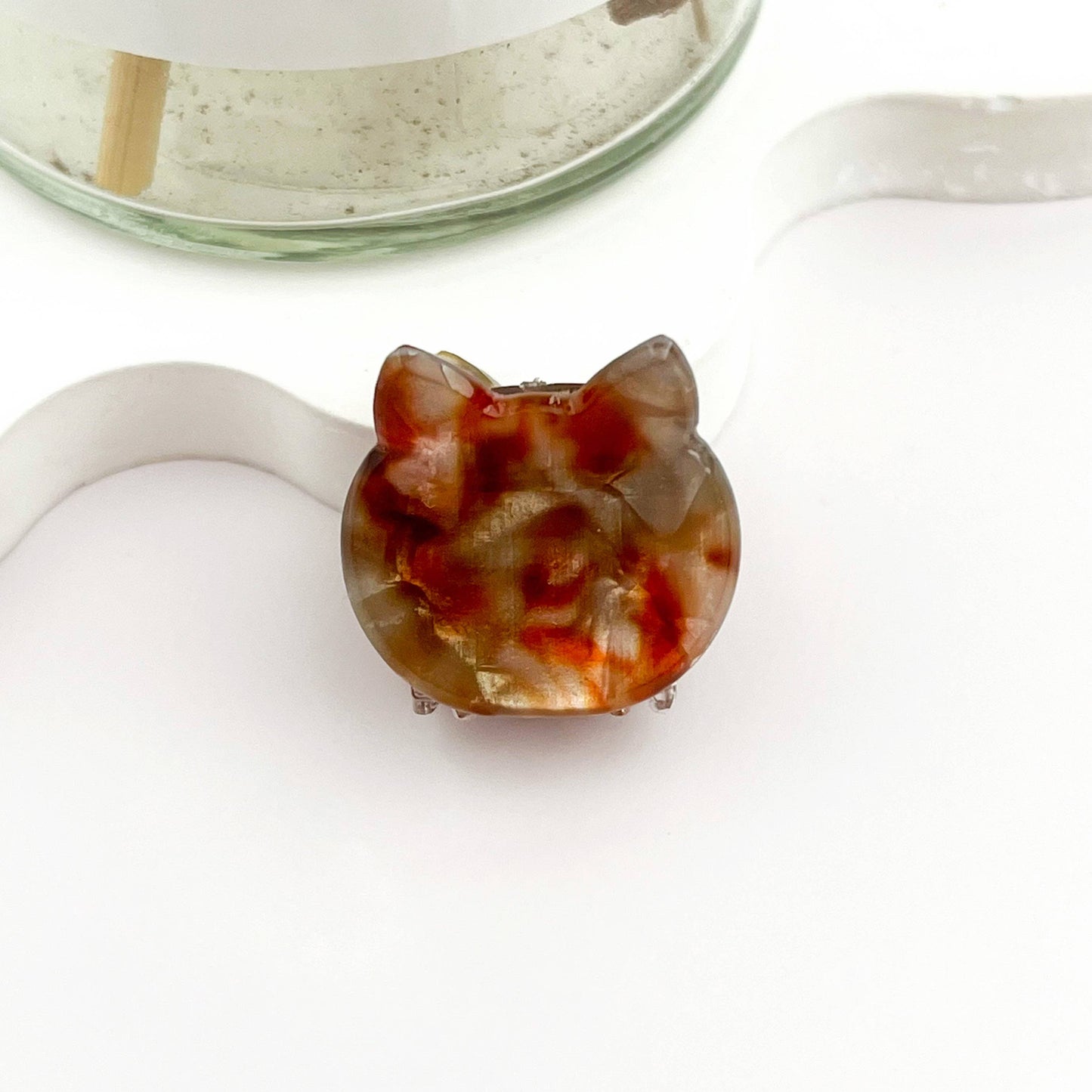 Mini Cat Hair Claw Clip