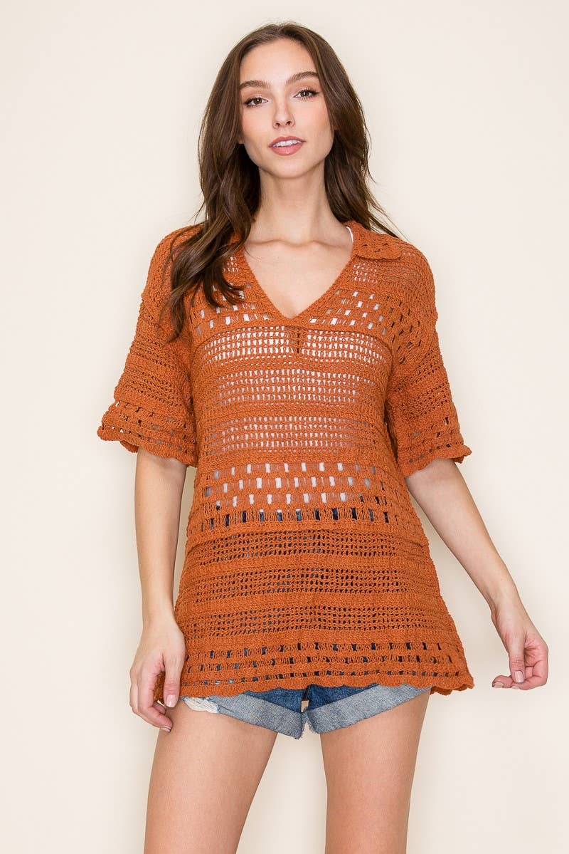 Crochet Tunic Top