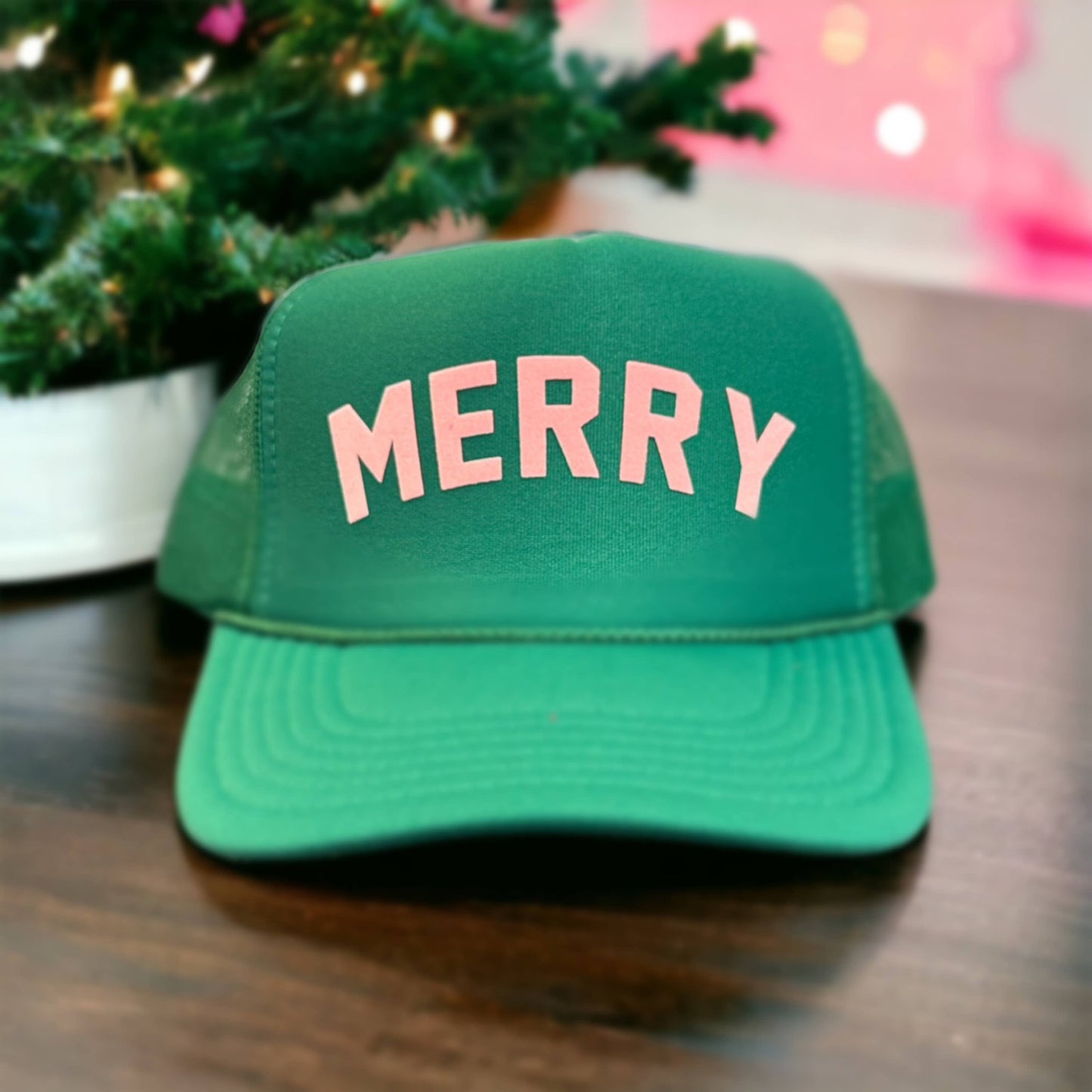 Velvet Merry Green Trucker Hat