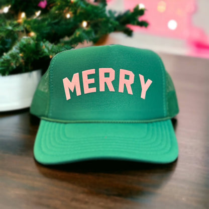 Velvet Merry Green Trucker Hat