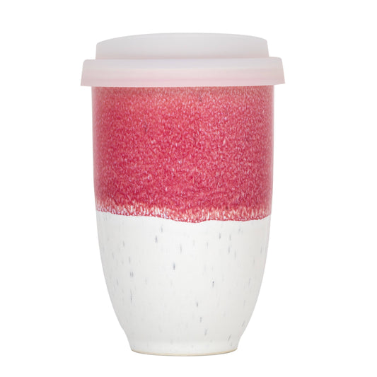 Coral Pink Ceramic Mug 12oz