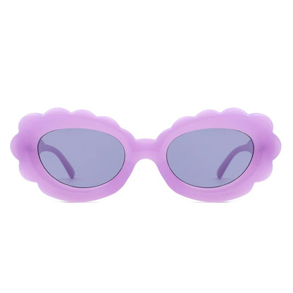 Round Cloud Tinted Fashion Oval Sunglasses