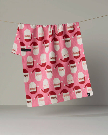 Jolly Santas Luxe Kitchen Towel