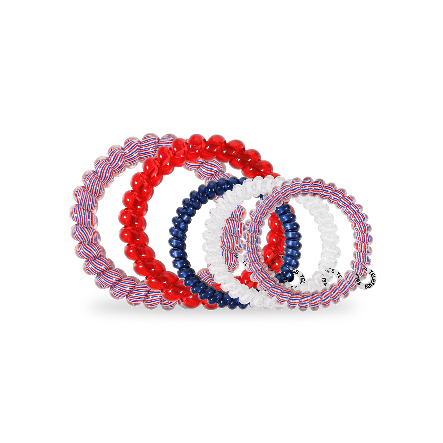 Spiral Hair Coils | Mixed Pack | Star Spangled Hair Ties