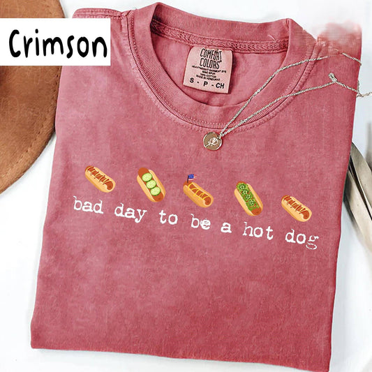 Bad Day Hotdog Tee T-Shirt