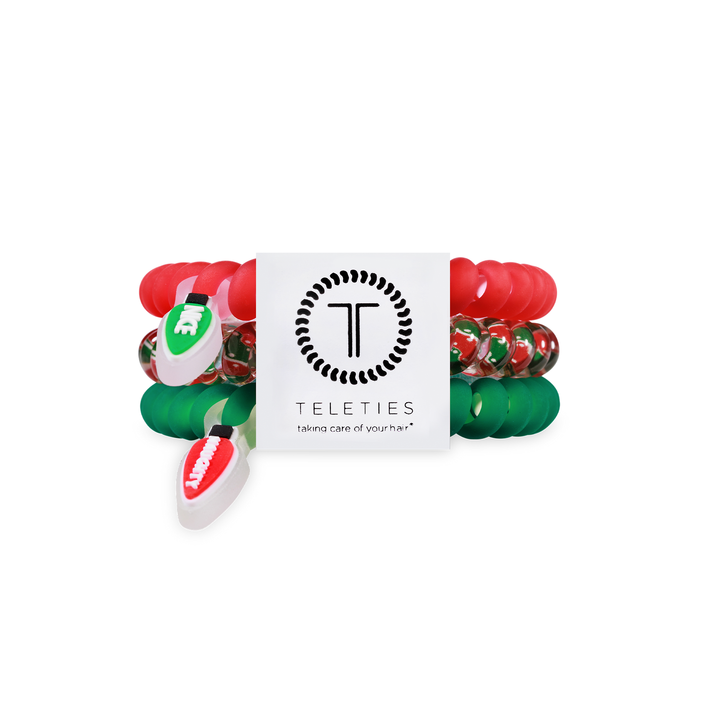 Spiral Hair Coils | Small | Naughty or Nice Hair Ties