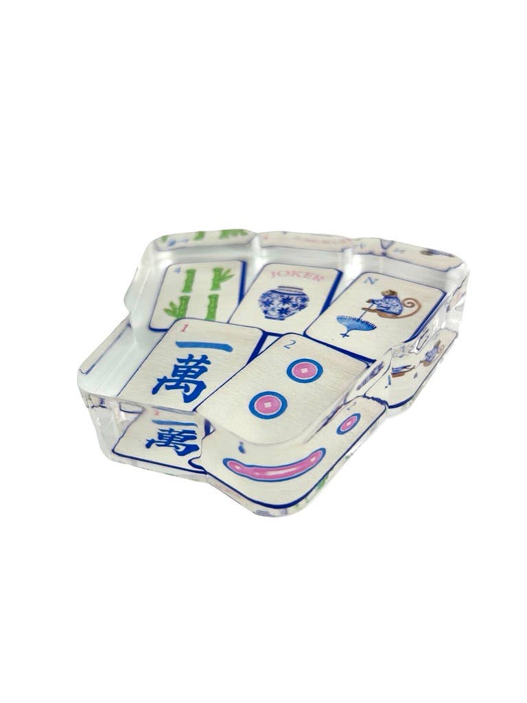 Mahjong I Acrylic Napkin Weight