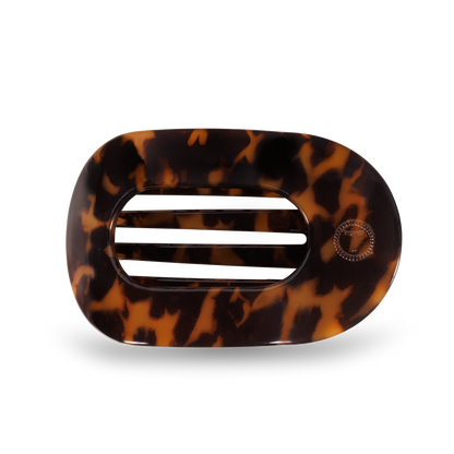 Round Flat Hair Clip | Medium | Tortoise