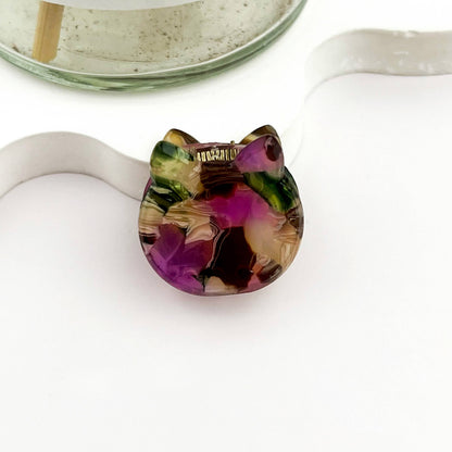 Mini Cat Hair Claw Clip